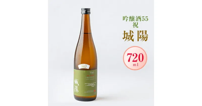 【ふるさと納税】日本酒「城陽」吟醸酒55祝　720ml【1456139】