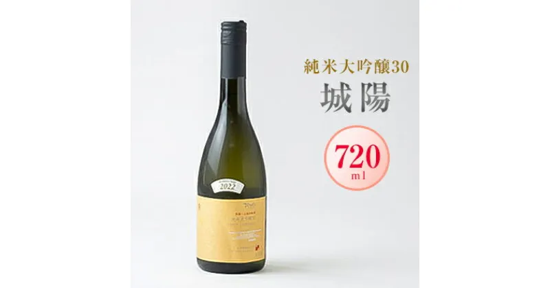 【ふるさと納税】日本酒「城陽」純米大吟醸30　720ml【1456147】