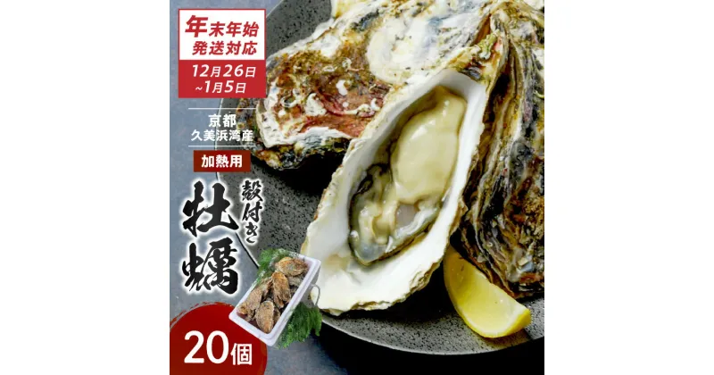 【ふるさと納税】【年末年始発送対応】京都・京丹後産牡蠣　約20個 久美浜かき 牡蠣 かき カキ 養殖 半斗缶 焼き牡蠣 蒸し牡蠣 殻付き 人気 国産 貝類 魚介類 ふるさと納税 牡蠣 肉厚 濃厚 海のミルク 新鮮 海鮮 晩酌 魚貝類 殻付きカキ 京都産 日本海産 年末配送 年末