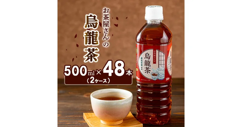 【ふるさと納税】【ふるさと納税】烏龍茶 ウーロン茶 500ml 48本 飲み物 飲料 ドリンク 水分補給 ヘルシー 食事のおともに　 南丹市