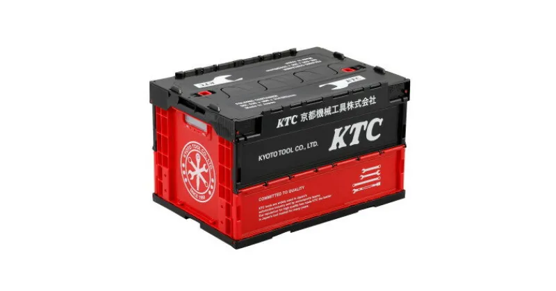 【ふるさと納税】KTC 折りたたみコンテナ50L(ブラック) [YG-196BK]【1127540】