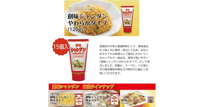 【ふるさと納税】創味シャンタンやわらかタイプ15個入り