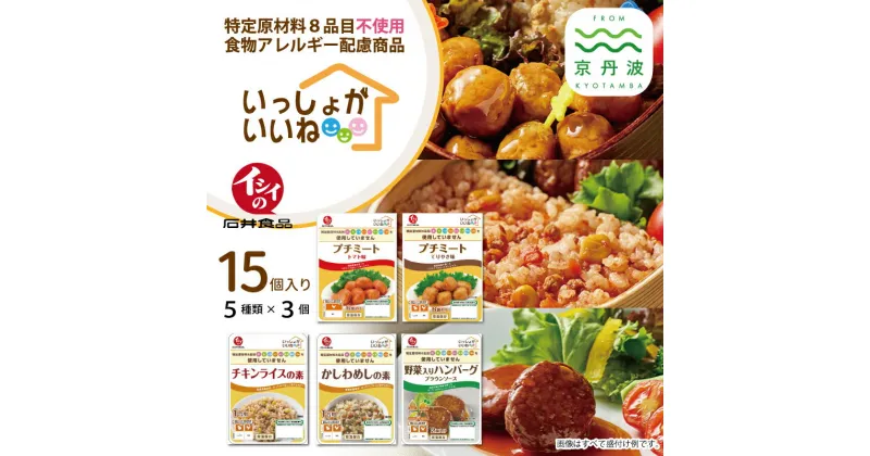 【ふるさと納税】食物アレルギー配慮 いっしょがいいね 詰め合わせ 【 石井食品 無添加調理 簡単調理 時短 便利アイテム レトルト 】