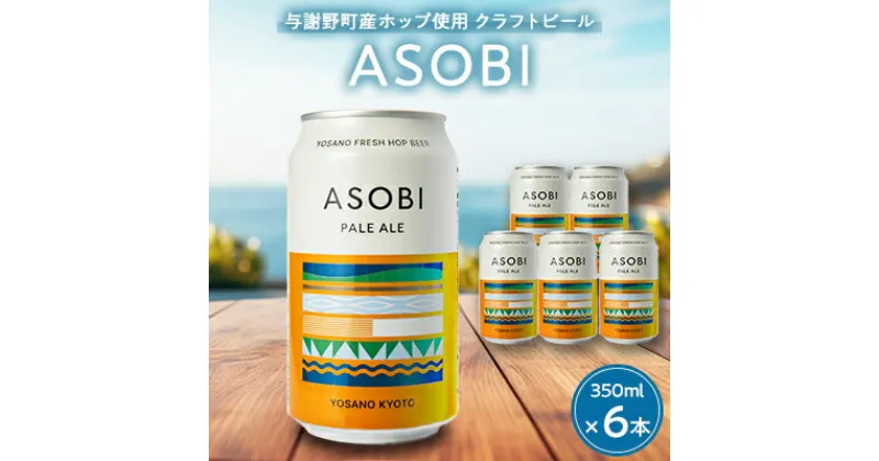 【ふるさと納税】【与謝野町産ホップ使用クラフトビール】 ASOBI　350ml ×6本セット【1248904】