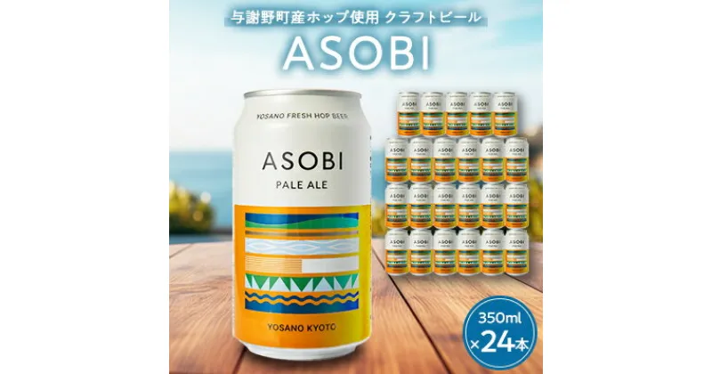 【ふるさと納税】【与謝野町産ホップ使用クラフトビール】 ASOBI　350ml ×24本セット【1248907】