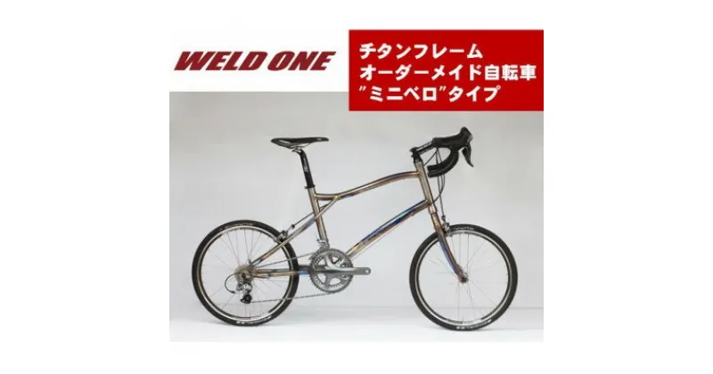 【ふるさと納税】WELD ONE　チタンフレームオーダーメイド自転車　小径車(ミニベロ)タイプ【1543309】