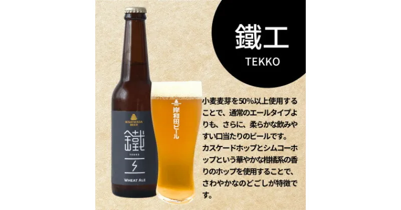 【ふるさと納税】岸和田ビール　鐵工(6本セット)　クラフトビール【配送不可地域：離島】【1412506】