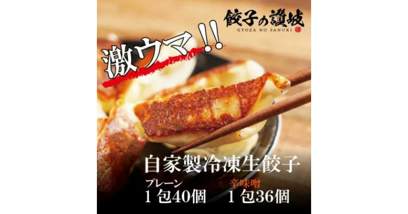 【ふるさと納税】餃子の讃岐　2種の餃子セット【プレーン・赤味噌】【配送不可地域：離島】【1472473】