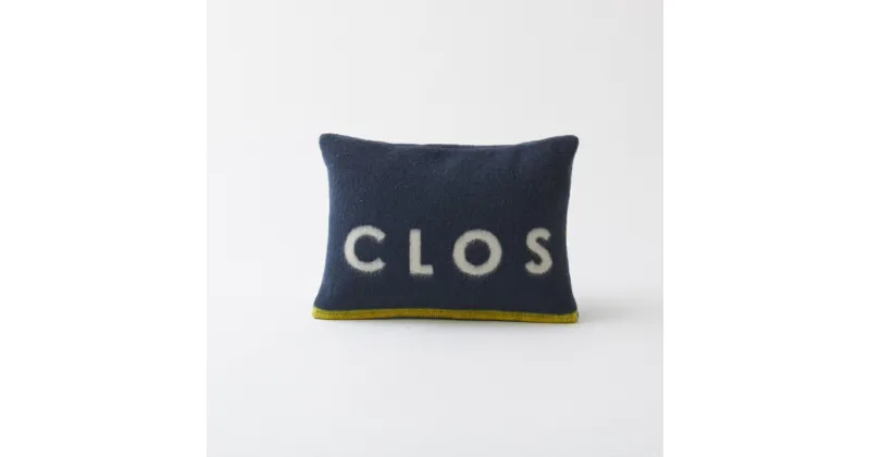 【ふるさと納税】CLOSE YOUR EYES wool blanket [ミニクッション] LP-012093｜敬老の日 お歳暮 御歳暮 贈答品 ギフト 誕生日 プレゼント 贈り物 父の日 母の日 お年賀 寒中見舞い クリスマス お見舞 [3102]