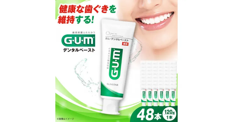 【ふるさと納税】GUM デンタルペースト(ST) 120g×48本 歯磨き 歯みがき ハミガキ 歯周病 虫歯 口臭 大阪府高槻市/サンスター[AOAD011]