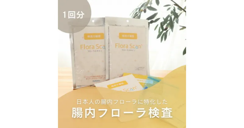 【ふるさと納税】腸内フローラ検査サービス「Flora Scan(R)」【1302436】