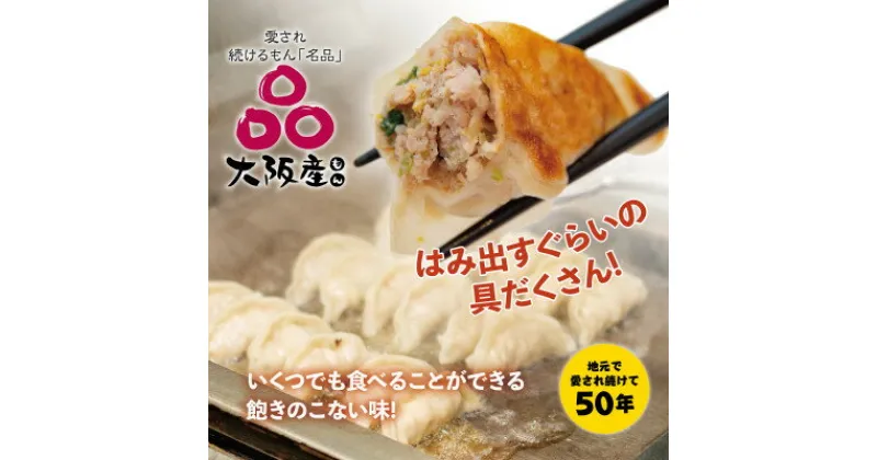 【ふるさと納税】【大阪産(もん)名品】雁飯店の生餃子(冷凍)96個餃子(たれなし)【配送不可地域：離島】【1369738】