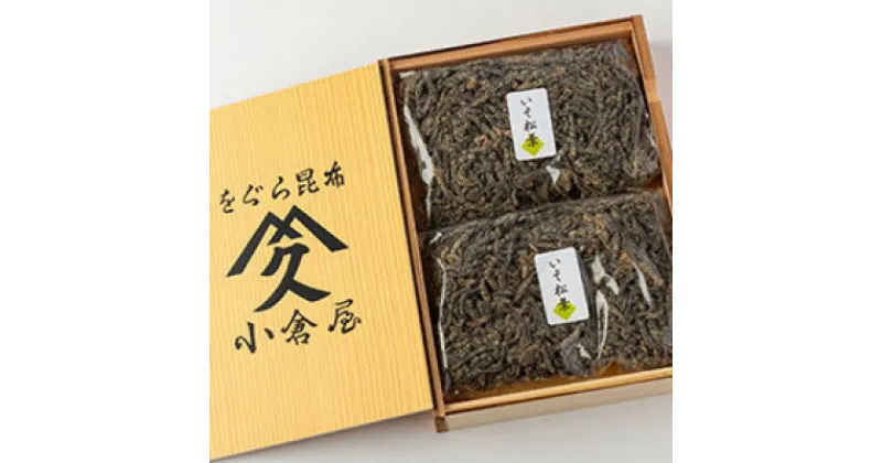 【ふるさと納税】【のし付き】塩昆布(乾燥)いそ松葉 100g×2個 紙袋なし【1500111】