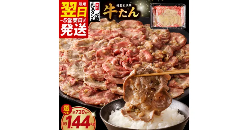 【ふるさと納税】最短翌日～5営業日以内発送 訳あり 発送時期が選べる 牛肉 牛タン タン スライス 薄切り ネギ塩タン 特製ねぎ塩タレ 焼肉 焼くだけ 簡単調理 便利 小分け 真空パック 味付け肉 サイズ不揃い 食品 肉 冷凍 送料無料 泉佐野市 肉の泉佐野