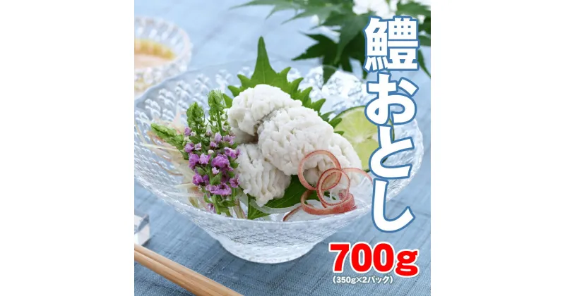 【ふるさと納税】 地物 手作り鱧おとし（湯引きはも）700g からし酢みそ・梅肉付