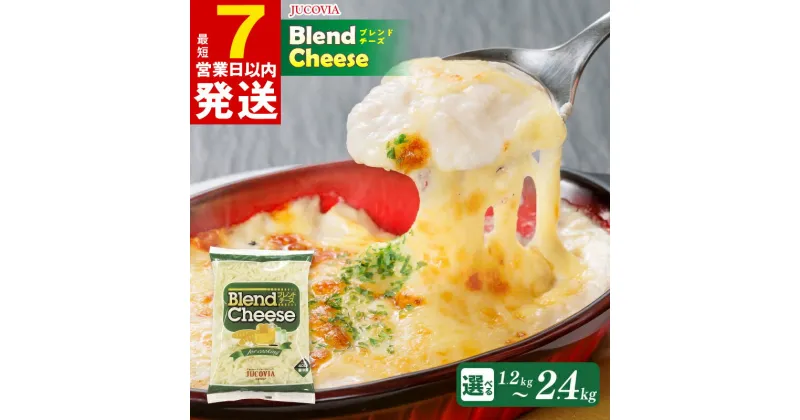 【ふるさと納税】＼最短7営業日以内発送／ ムラカワチーズ JUCOVIA ブレンドチーズ 1.2kg / 2.4kg こだわりのコク ミックスチーズ チーズ 乳製品 グラタン ドリア オーブン料理 食品 お取り寄せ 大阪府 泉佐野市 送料無料