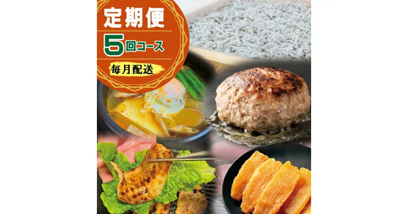 【ふるさと納税】店主セレクト 食べ比べ 定期便 全5回 ハンバーグ / しらす / スンドゥブチゲ / サムギョプサル / 干し芋 毎月配送 ビーフハンバーグ 釜揚げシラス 家庭用 スンドゥブ さつまいも 紅はるか 大阪府 泉佐野市 お取り寄せ お取り寄せグルメ 送料無料 肉の泉佐野